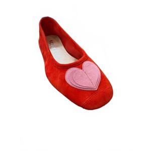 NEW REQINS women's holove ballerinas sandal in red/pink